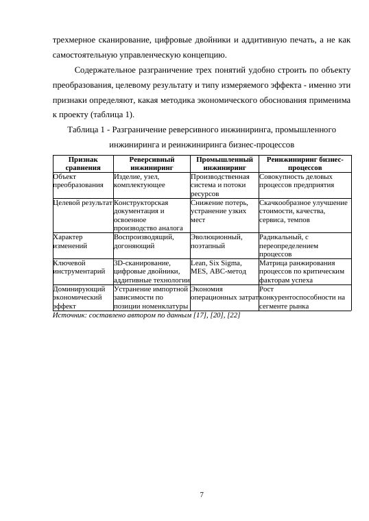 Таблица